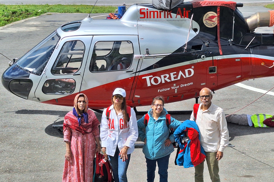 Kailash Mansarovar Yatra by helicopter