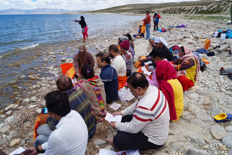 Lake Mansarovar Tibet