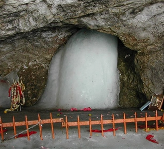 Amarnath Shivlingam: The Swayambhu Lingam made of snow