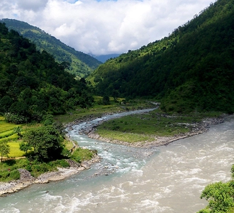 Kali Nadi: The International border between India and Nepal