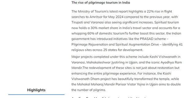 From Temples to Tourism: The Economic Impact of Spiritual Travel in India