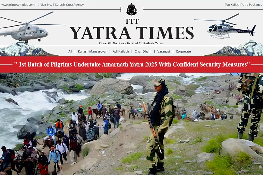 Amarnath Yatra 2025 Welcomed Yatris With Flower Showers; Security Arrangements Are Top-Notch