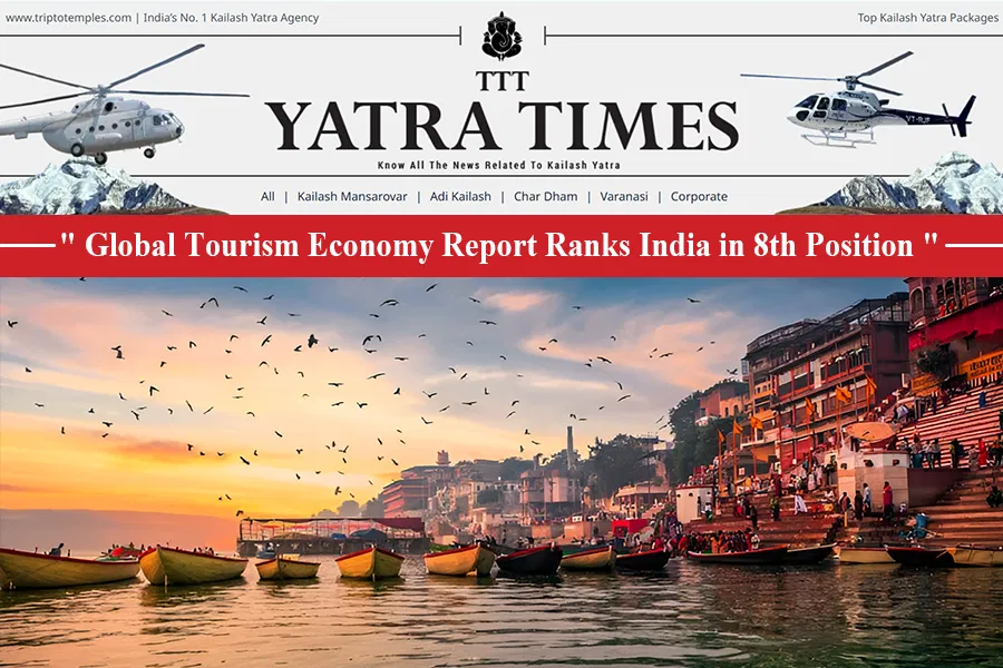 India Climbs to Eighth Position in Global Tourism Economy Rankings, Sector Eyes $16 Trillion by 2034 India Climbs to Eighth Position in Global Tourism Economy Rankings, Sector Eyes $16 Trillion by 2034
