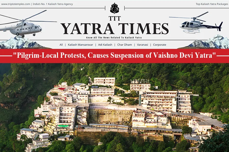 Jammu & Kashmir: Pilgrims Protest at Katra Base Camp, Leading to a Halt in the Vaishno Devi Yatra