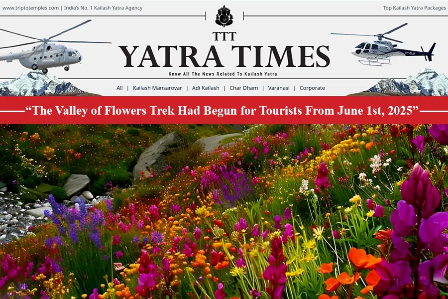 The UNESCO World Heritage Site, The Valley of Flowers, Open From June 1, 2025