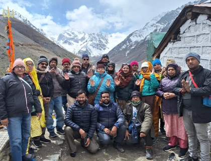 Group of Adi Kailash Yatris