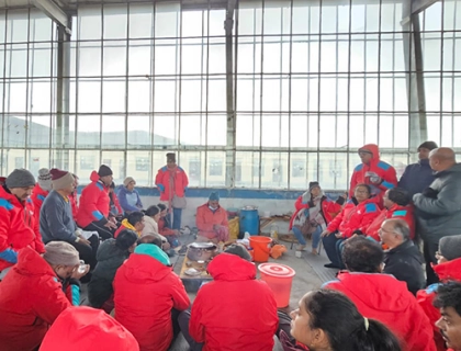 Hawan at Mansarovar Lake Hawan at Mansarovar Lake