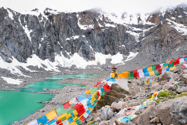 The Gauri Kund mountain lake