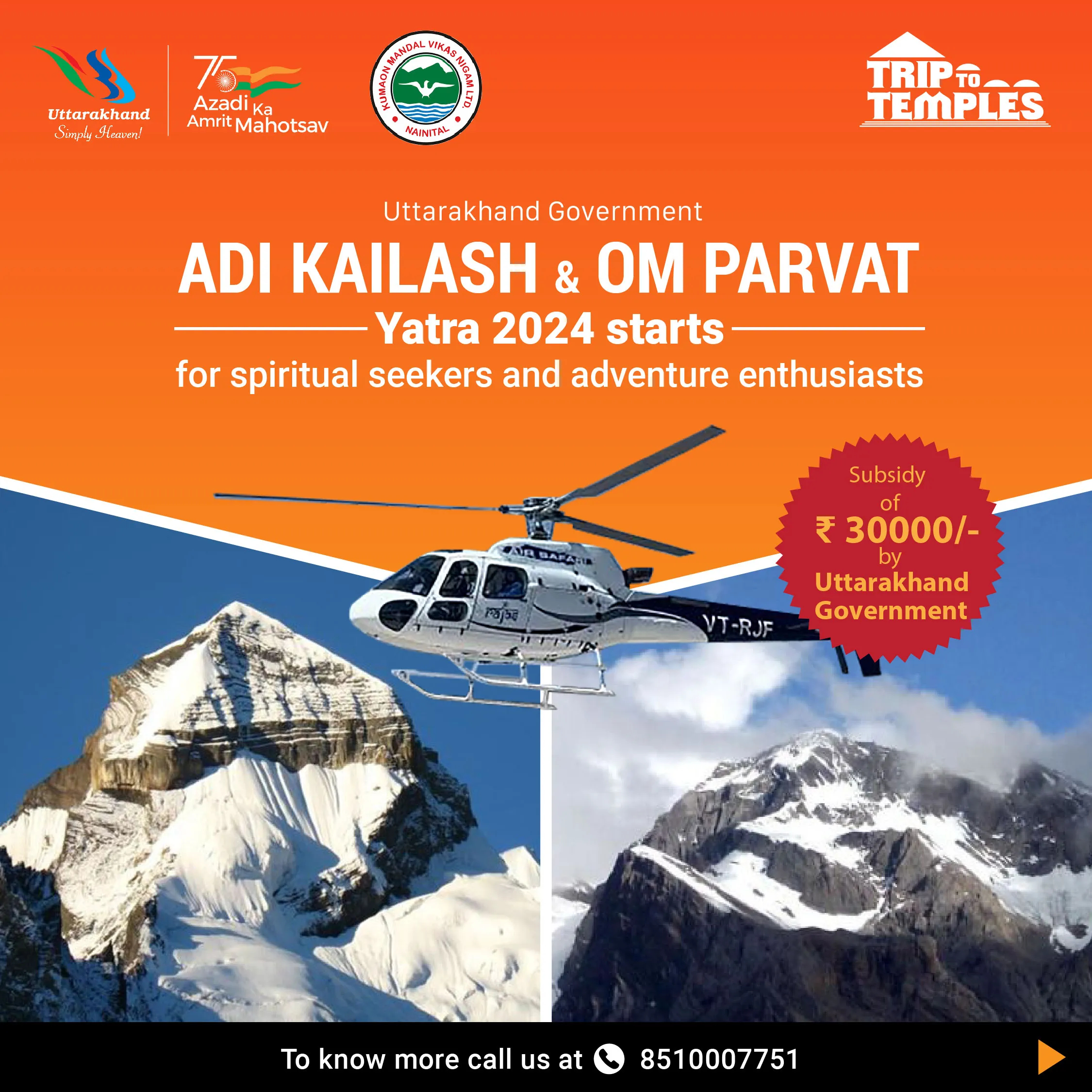 Adi Kailash and Om Parvat Yatra 2024 Started