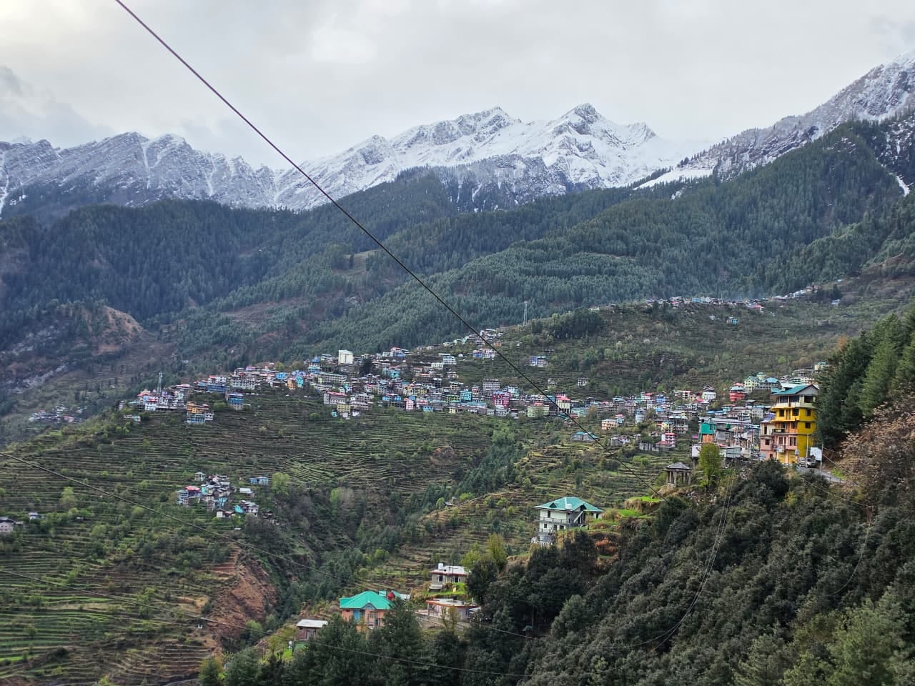 Bharmour Town View With TTT