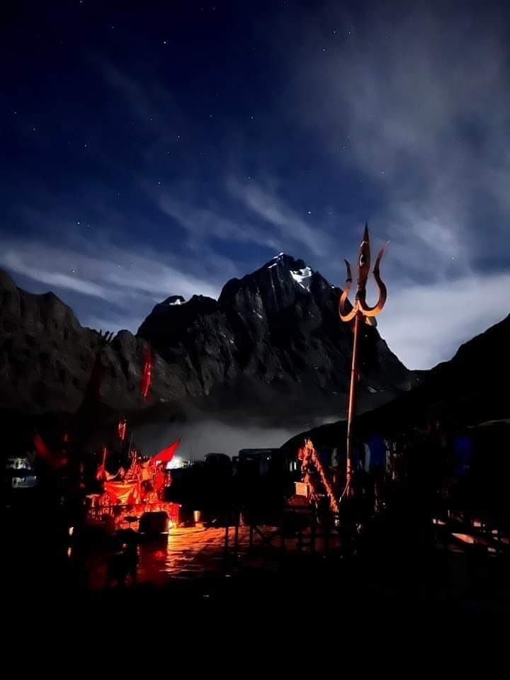 Manimahesh View at Night