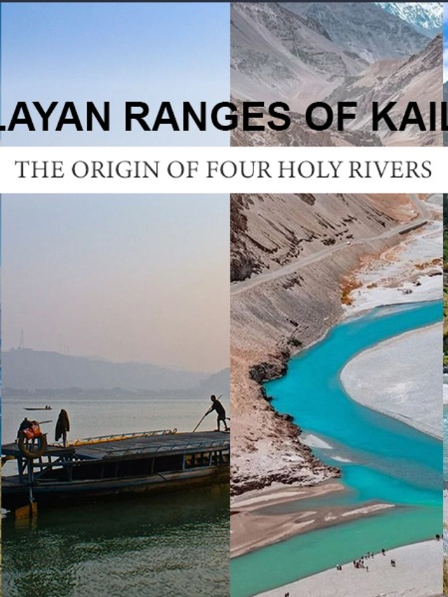 The Origin of 4 Rivers from Mount Kailash